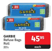 Garbie Refuse Bags Roll-20's Pack Each