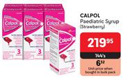 Calpol Paediatric Syrup (Strawberry)-144's Pack