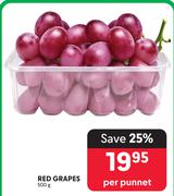 Red Grapes-Per Punnet
