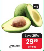 Avocadoes-1Kg Per Bag