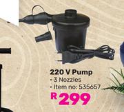 Campmaster 220V Pump 535657