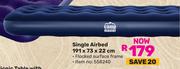 Campmaster Single Airbed 191 x 73 x 22cm 558240