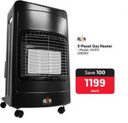 Alva 3 Panel Gas Heater GH312-Each