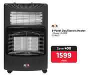 Alva 3 Panel Gas/Electric Heater GH309-Each