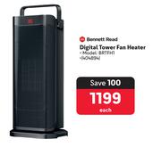 Bennett Read Digital Tower Fan Heater BRTFH1-Each