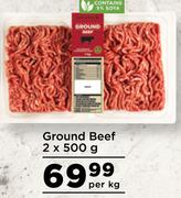 Ground Beef-2 x 500g Per kg