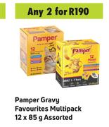 Pamper Gravy Favourites Multipack Assorted-For Any 2 x 12 x 85g