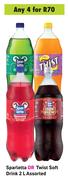Sparletta Or Twist Soft Drink Assorted-For Any 4 x 2L