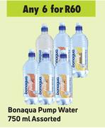 Bonaqua Pump Water Assorted-For Any 6 x 750ml