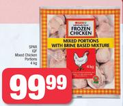 Spar IQF Mixed Chicken Portions-4Kg