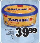 Sunshine D Original Margarine Tub-1Kg