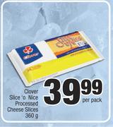 Clover Slice 'O Nice Processed Cheese Slices-360g Per Pack 