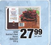 Spar Butcher's Best Bacon (Selected)-200g Per Pack