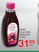 Spar Foam Bath (Selected)-2Ltr Each