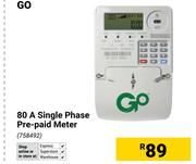 Go 80A Single Phase Prepaid Meter