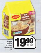 Maggi 2 Minute Noodles (Assorted)-5s Per Pack