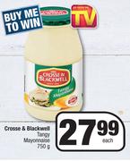 Crosse & Blackwell Tangy Mayonnaise-750g Each