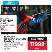 Skyworth 189cm (75") Smart UHD Google TV 75SUE9350F