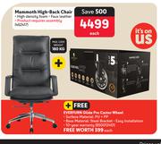 Mammoth High Back Chair