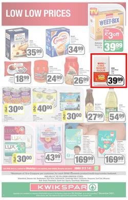 KWIKSPAR EASTERN CAPE : Low Prices For You (26 October - 7 November 2021) Valid in Abbotsford, Beacon Isle, Beetlestone, Burt Drive, Butterworth, page 4