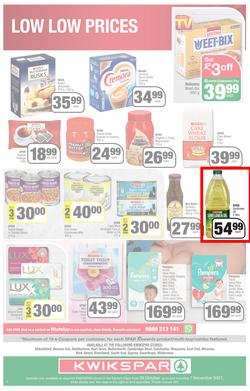 KWIKSPAR EASTERN CAPE : Low Prices For You (26 October - 7 November 2021) Valid in Abbotsford, Beacon Isle, Beetlestone, Burt Drive, Butterworth, page 4