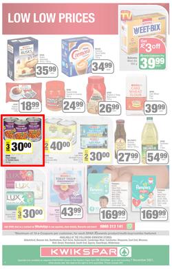 KWIKSPAR EASTERN CAPE : Low Prices For You (26 October - 7 November 2021) Valid in Abbotsford, Beacon Isle, Beetlestone, Burt Drive, Butterworth, page 4