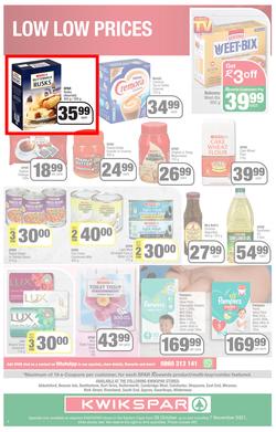 KWIKSPAR EASTERN CAPE : Low Prices For You (26 October - 7 November 2021) Valid in Abbotsford, Beacon Isle, Beetlestone, Burt Drive, Butterworth, page 4