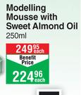 NAOH Modelling Mousse With Sweet Almond Oil-250ml