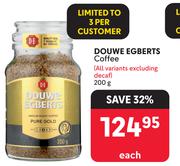 Douwe Egberts Coffee-200g Each