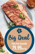 Plain Pork Spareribs-Per Kg