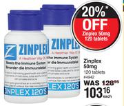 Zinplex 50mg 120 Tablets-Each
