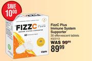 Fizz C Plus Immune System Supporter 30 Effervescent Tablets