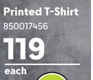 Printed T-Shirt 850017456-Each