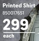 Printed Shirt 850017651-Each