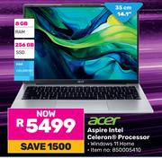 Acer Aspire Intel Celeron Processor