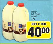 Clover Full Cream Amasi-For 2 x 2kg