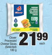 Clover Processed Cheese Slices (Selected)-180g Each