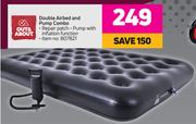 Out & About Double Airbed And Pump Combo