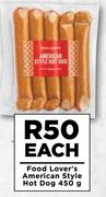 Food Lover's American Style Hot Dogs-450g