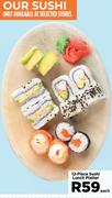 12 Piece Sushi Lunch Platter-Each