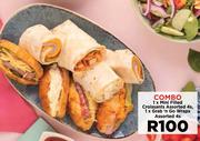 1 x Mini Filled Crossants Assorted 4s, 1 x Grab n Go Wraps 4s Assorted-Combo