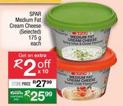 Spar Medium Fat Cream Cheese(Selected)-175g Each
