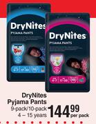 Dry Nites Pyjama Pants 9 Pack/10 Pack 4-15 Years-Per Pack