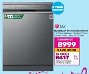 LG Quadwash Dishwasher Silver