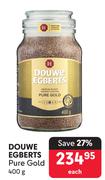 Douwe Egberts Pure Gold-400g Each