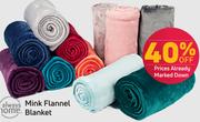 Always Home Mini Flannel Blanket 150 x 180cm-Each