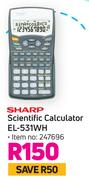 Sharp Scientific Calculator EL-531WH