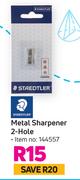 Staedtler Metal Sharpener (2 Hole)