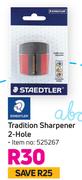 Staedtler Tradition Sharpener (2 Hole)