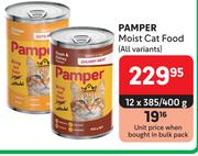 Pamper Moist Cat Food (All Variants)-12 x 385g/400g